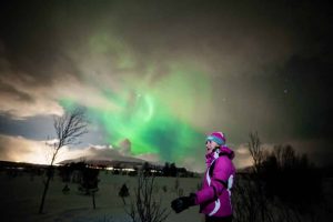 Tromso e l'aurora boreale