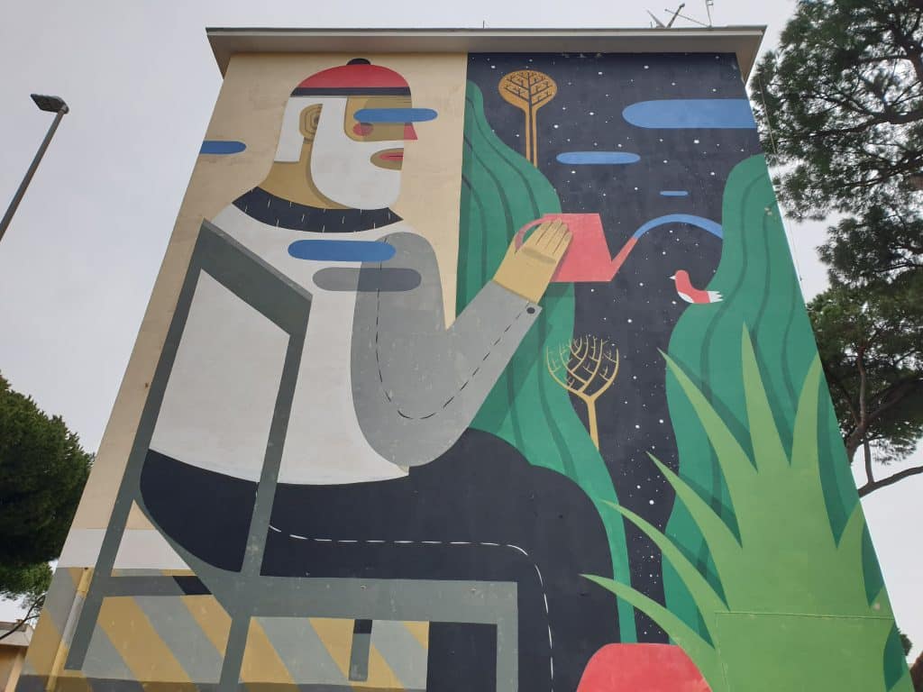 Street Art a San Basilio - Agostino Iacurci