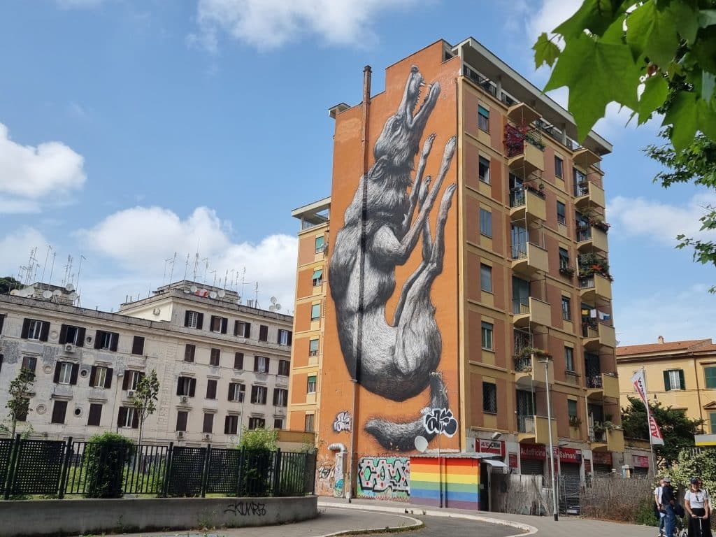 Street art - La Lupa di Roa al Testaccio