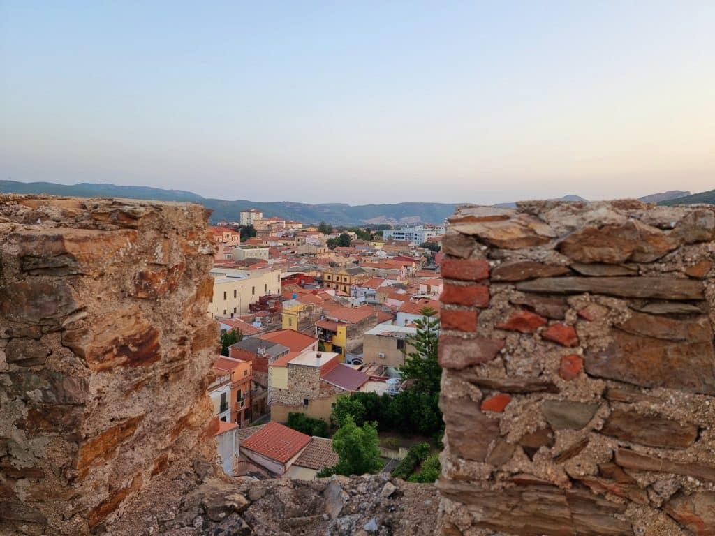 Sardegna - Vista di Iglesias da una delle torri medievali