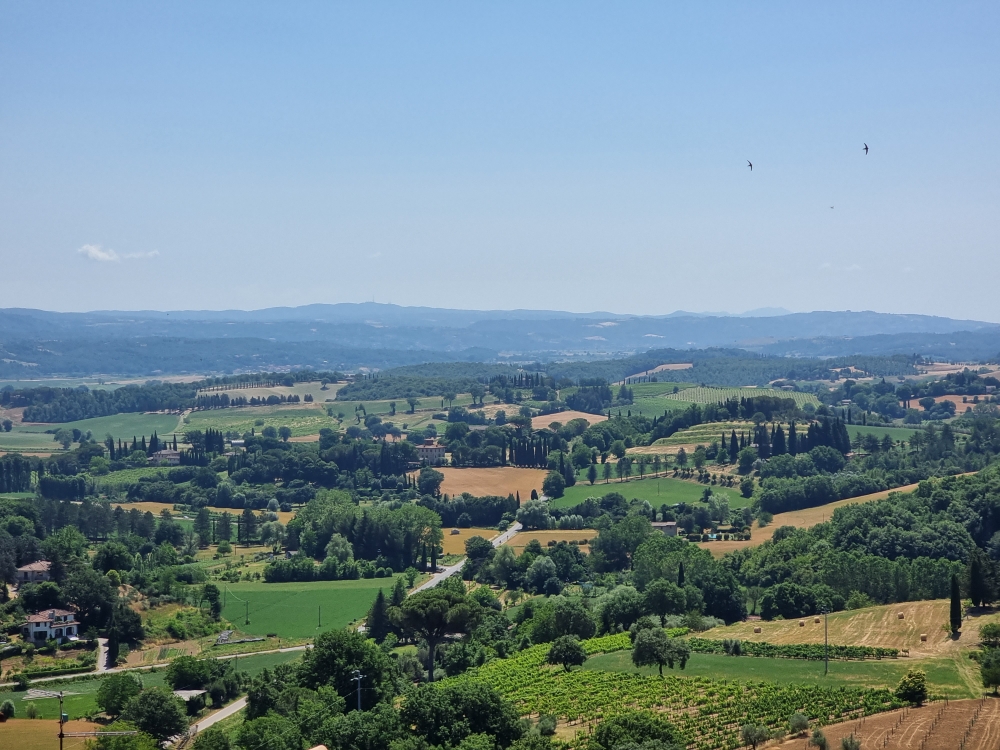 Cetona, vista sulla campagna