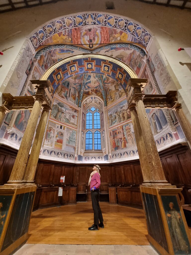 Umbria - Montefalco, Benozzo Gozzoli nella Chiesa di S. Francesco