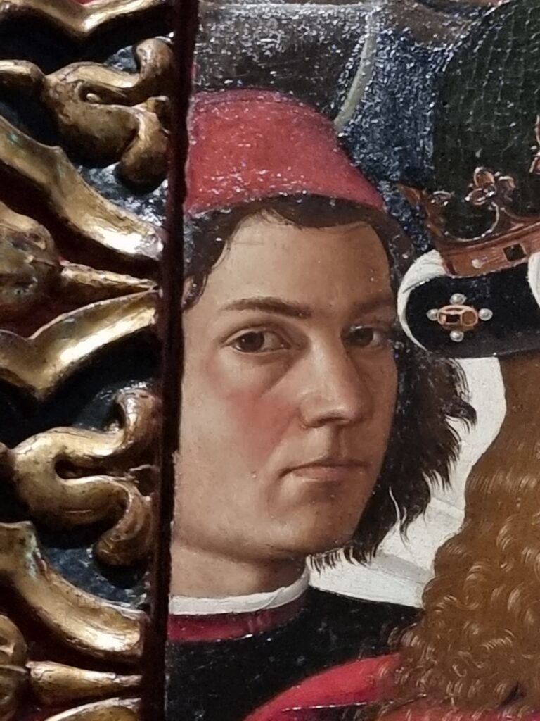 Umbria - Autoritratto del Perugino dall'Adorazione dei Magi