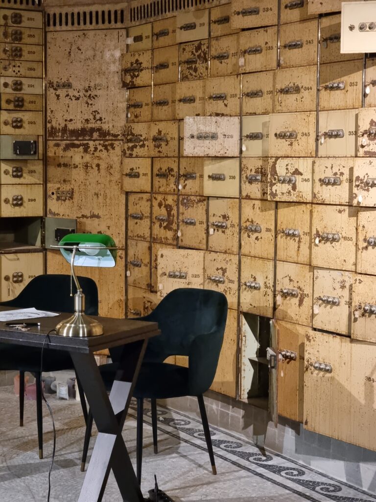Il caveau dell'Hotel Franq ad Anversa