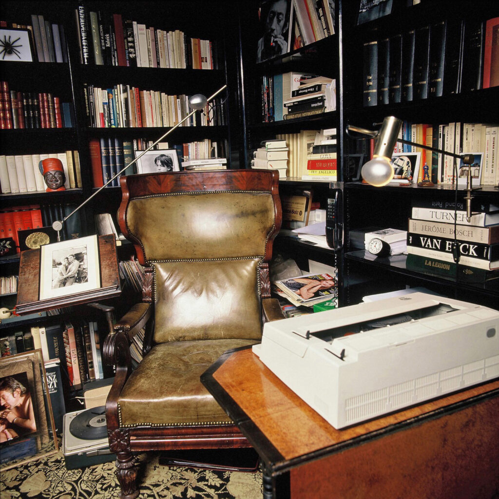 Lo studio di Serge Gainsbourg: credits 08-Bureau-©Pierre-Terrasson-1991-