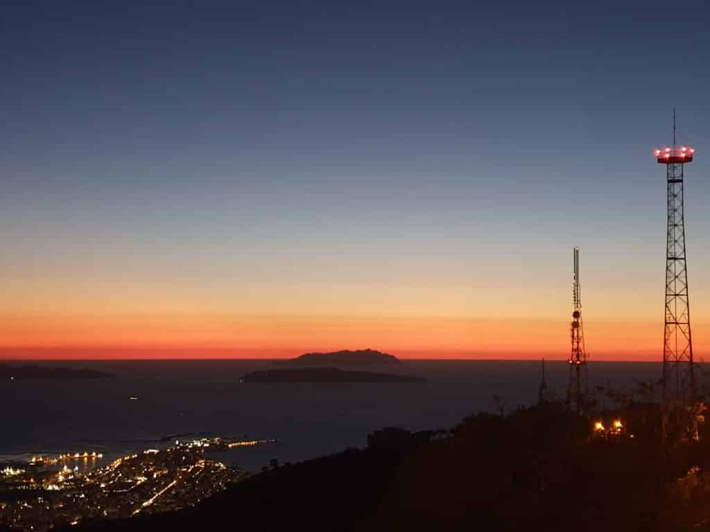 Sicilia - Erice e le Egadi al tramonto
