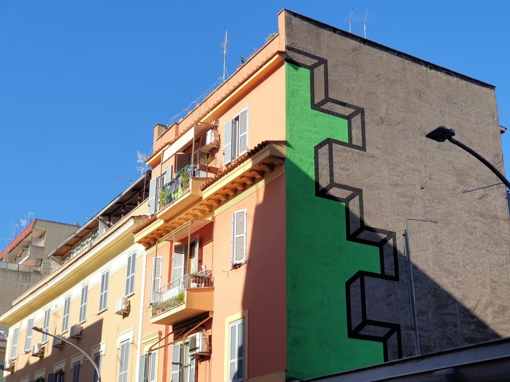 Street Art - Tape Art a Torpignattara