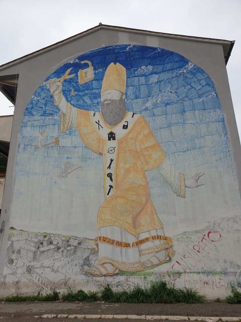 Street Art a San Basilio - Blu