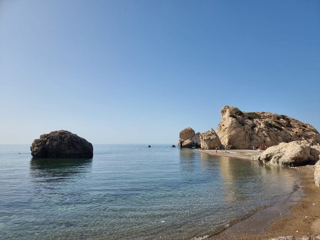 La baia di Petra Tou Romiou dove nacque Afrodite