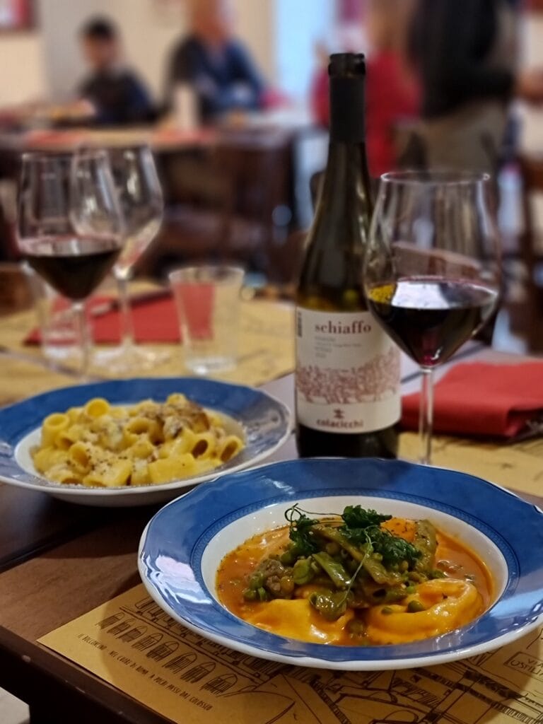 Il Bocconcino - Ravioli di baccalà con piselli e taccole
