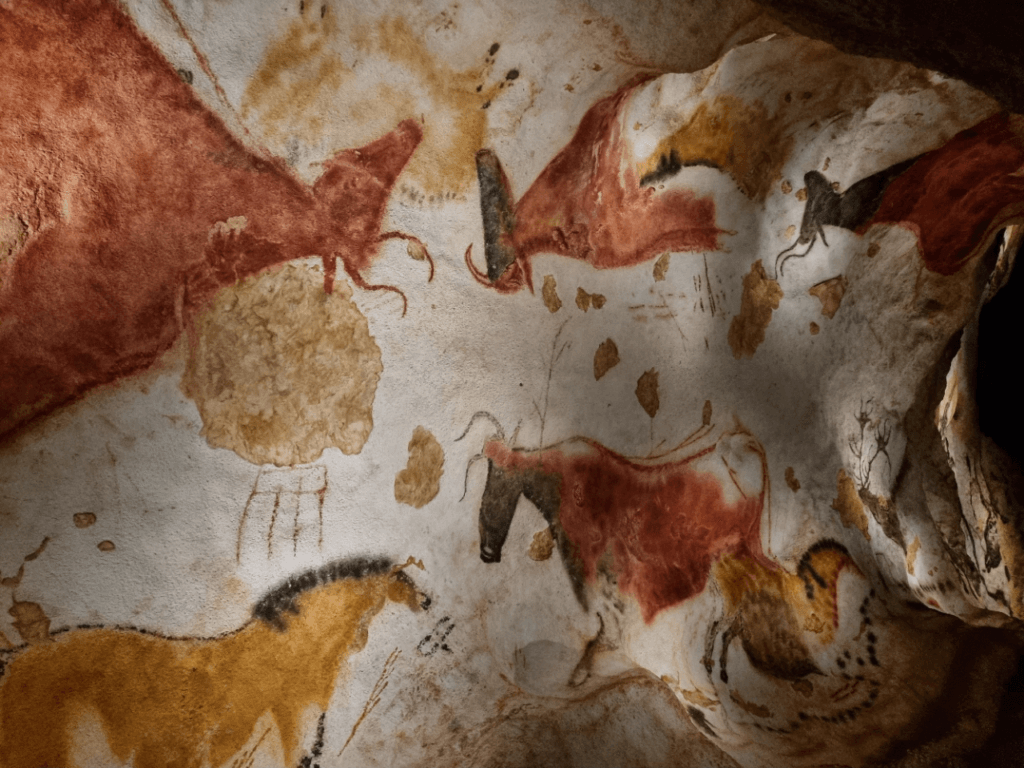 I dipinti riprodotti nella Grotta Lascaux IV