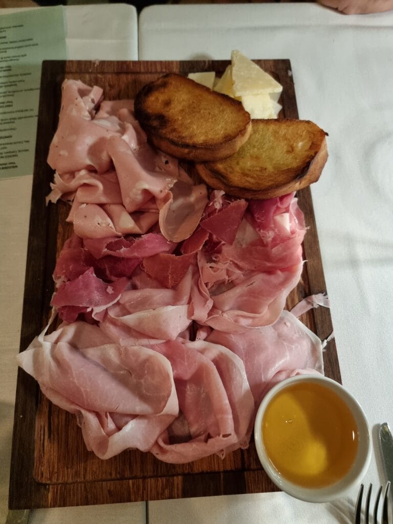 Affettati misti italiani al Pelican Café