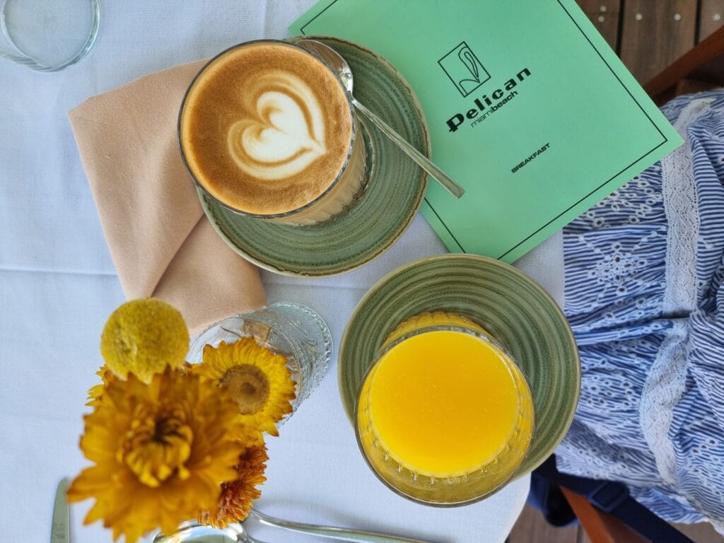 Colazione al Pelican Hotel, Miami Beach