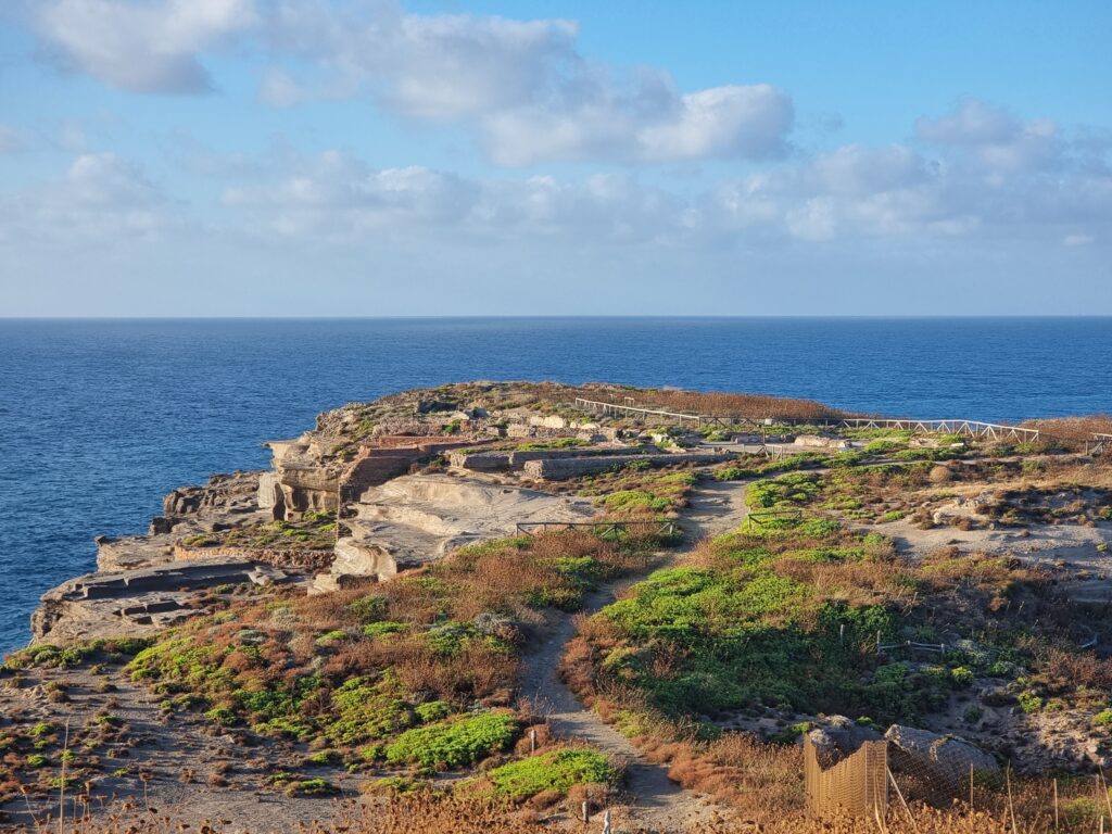 L'imponente sito della Villa Romana di Giulia a Ventotene