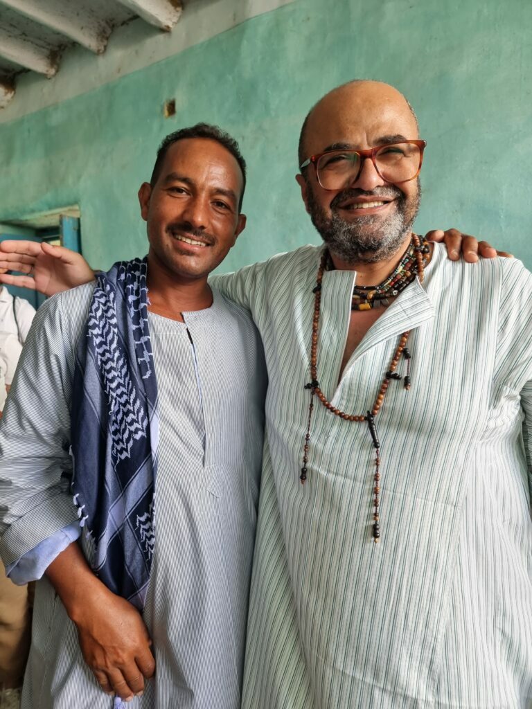 La nostra guida Ossama Boshra (a destra) insieme a Sayed Besau