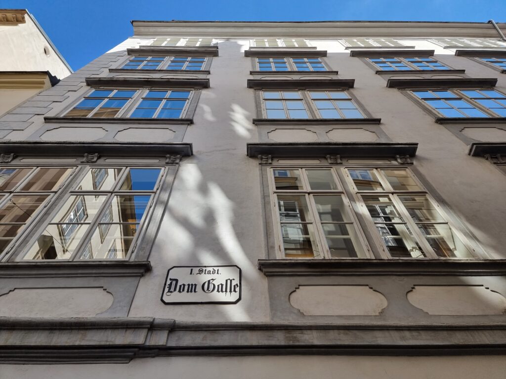 La casa di Mozart a Domgasse