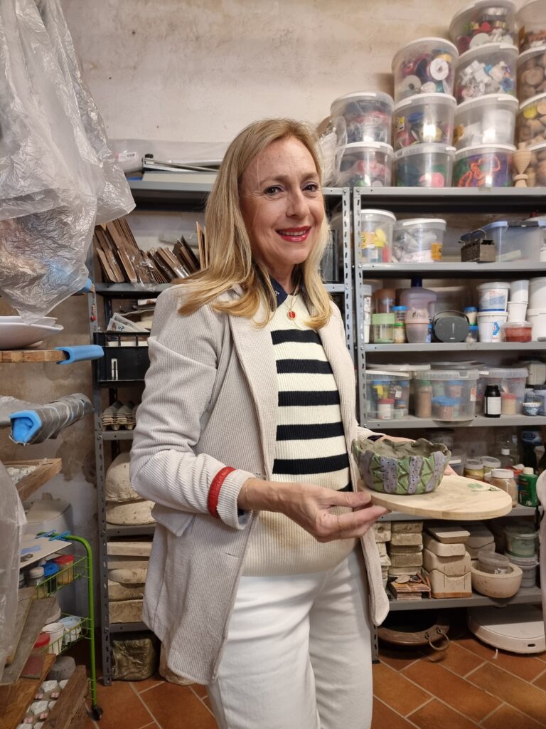 A lezione di ceramica da Maria Bruna Festa