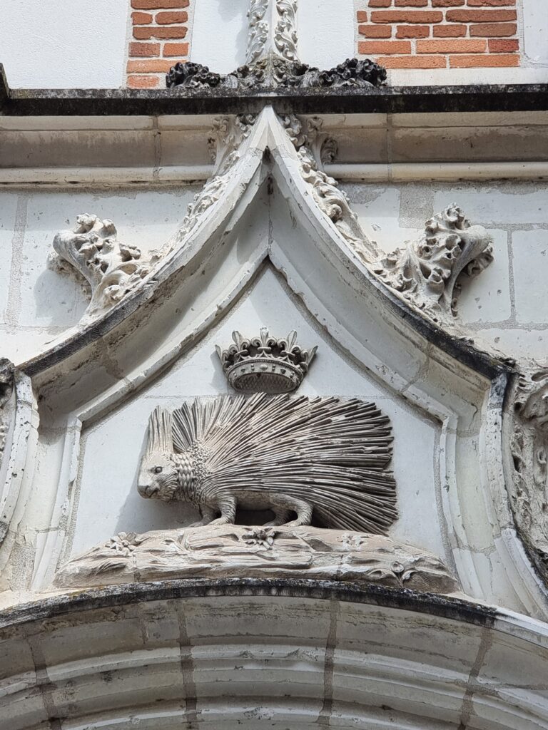 Il porcospino emblema del re