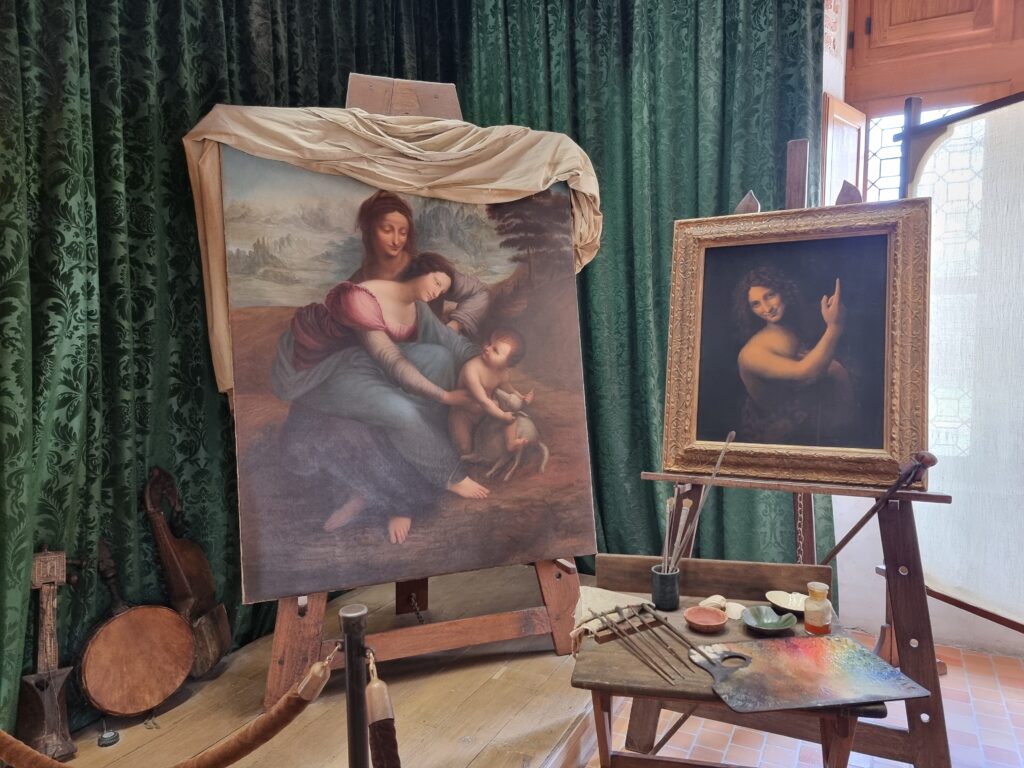 Lo studio di Leonardo da Vinci al Clos Lucé