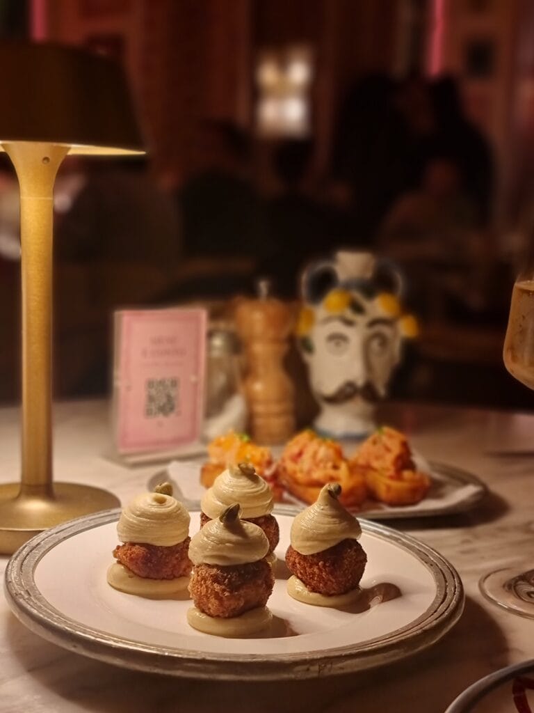 Menu ristorante Gloria: crocchette di vitello tonnato