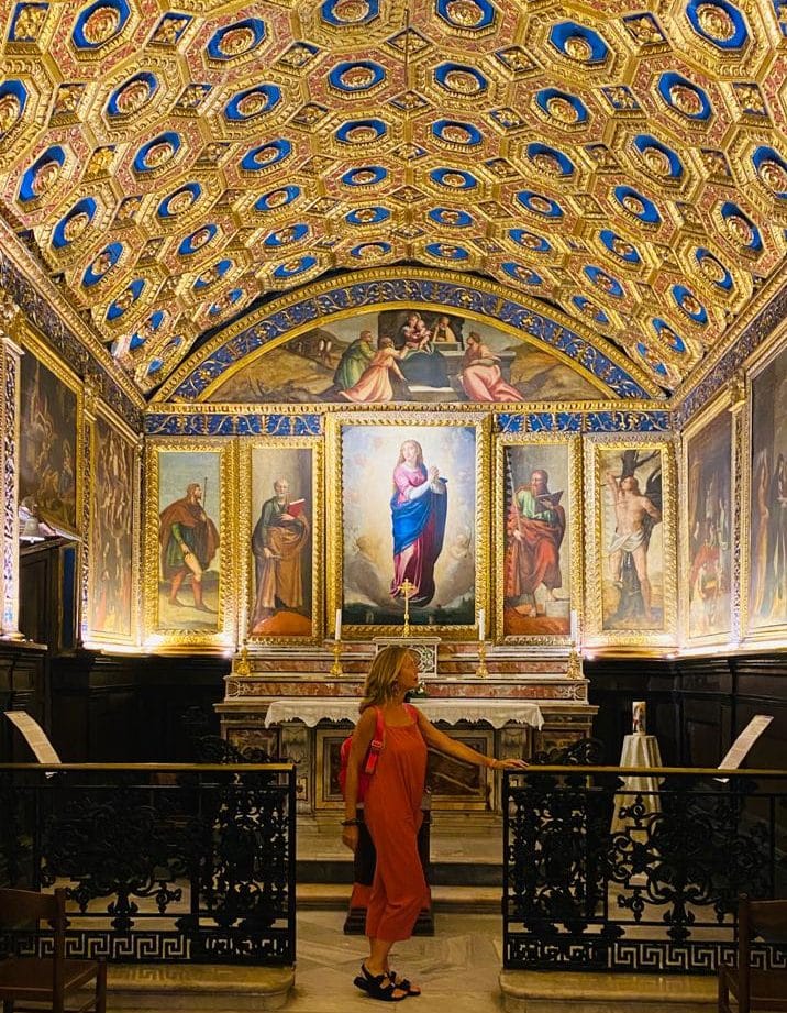 Gaeta: Cappella dorata Immacolata Concezione
