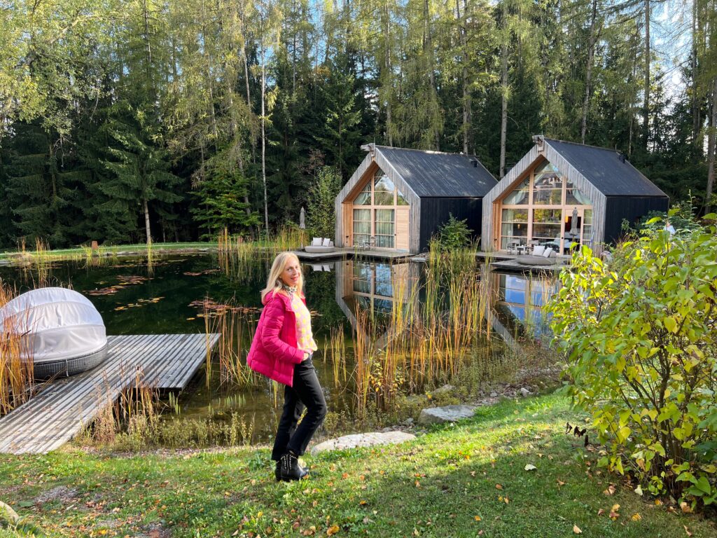 Il lago naturale dell'Adler Ritten Lodge