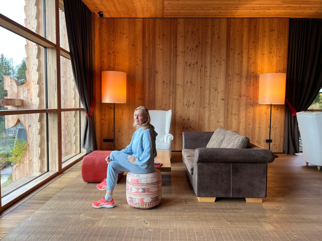 La lounge dell'Adler Ritten Lodge