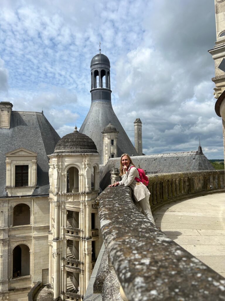 Sui tetti del Castello di Chambord