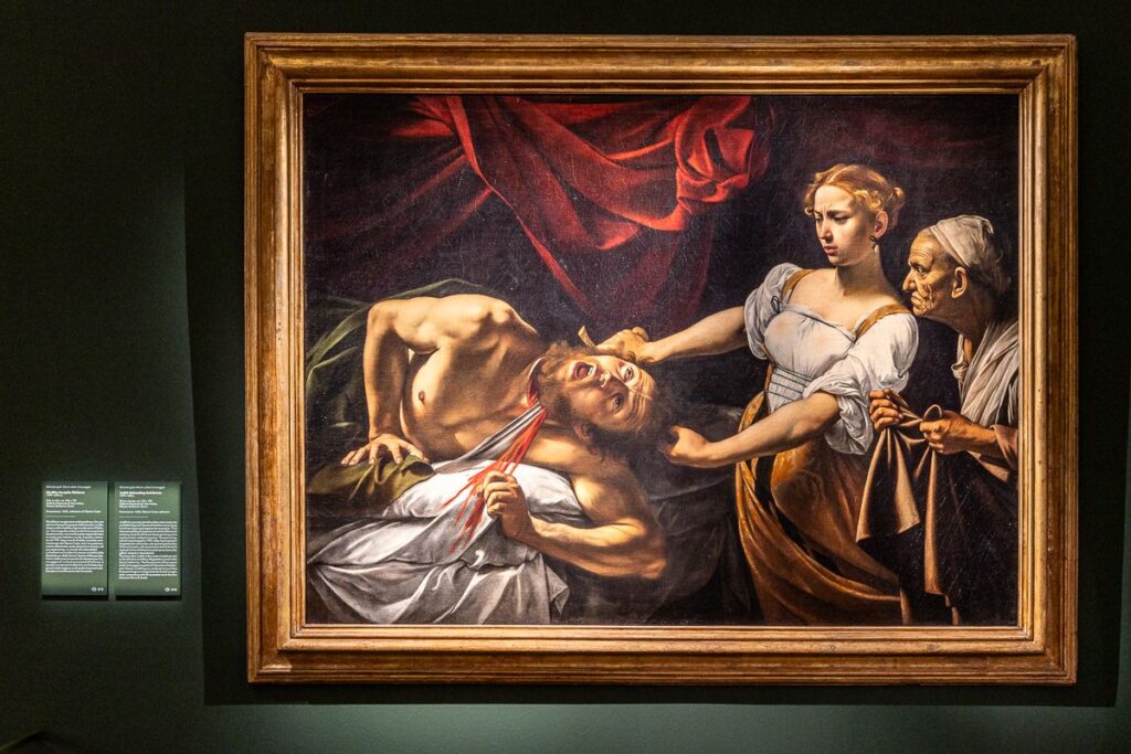 Caravaggio: Giuditta che decapita Oloferne