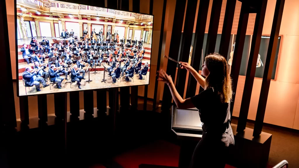 Esperienza di direttore virtuale della Wiener Philarmoniker (Haus der Musik)