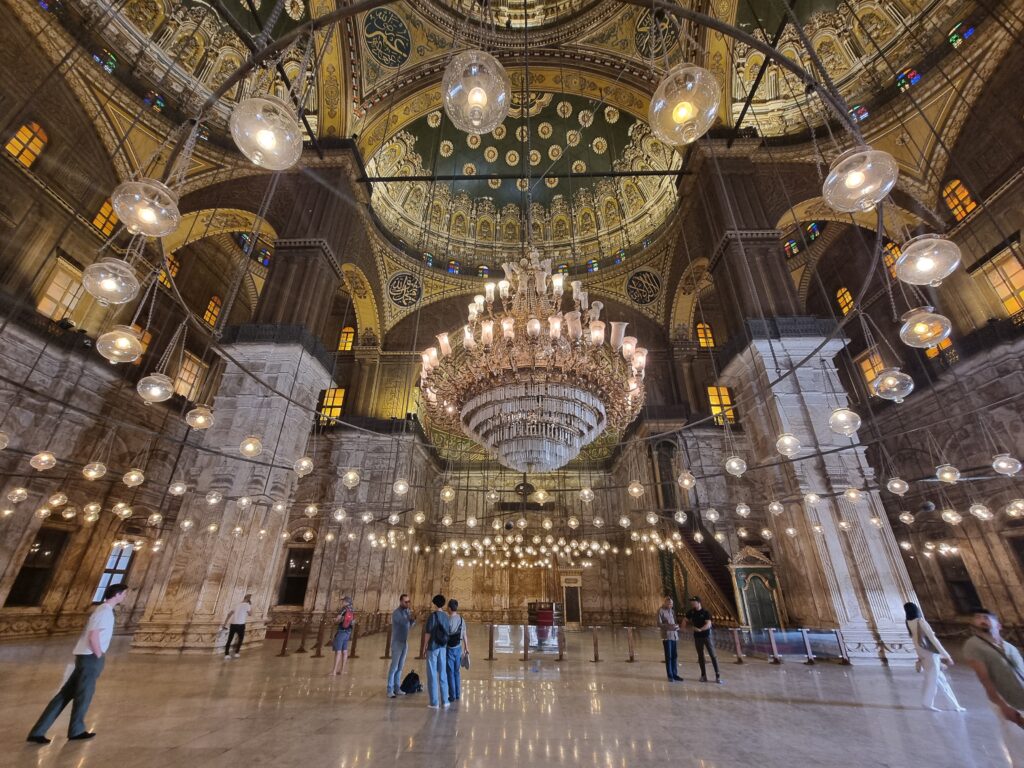 La moschea in alabastro nella Cittadella di Saladino