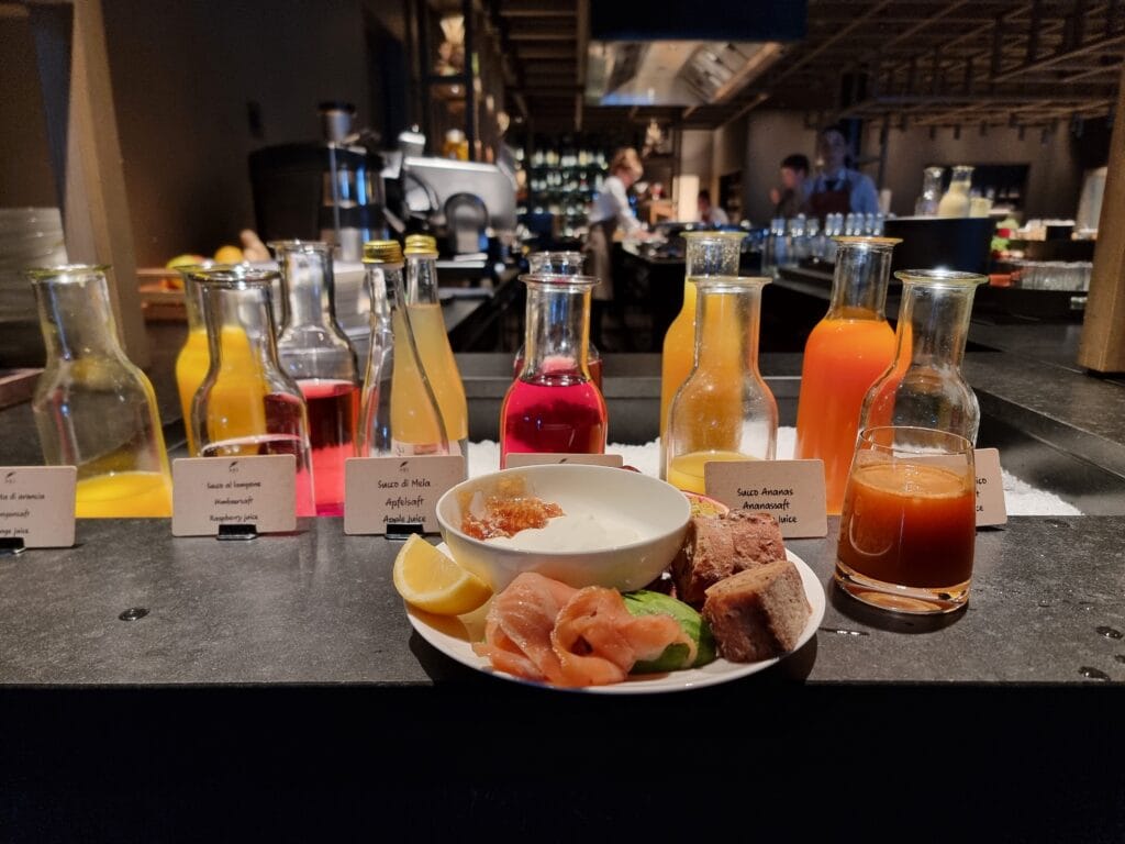 Buffet colazione all'Aki Family Resort Plose