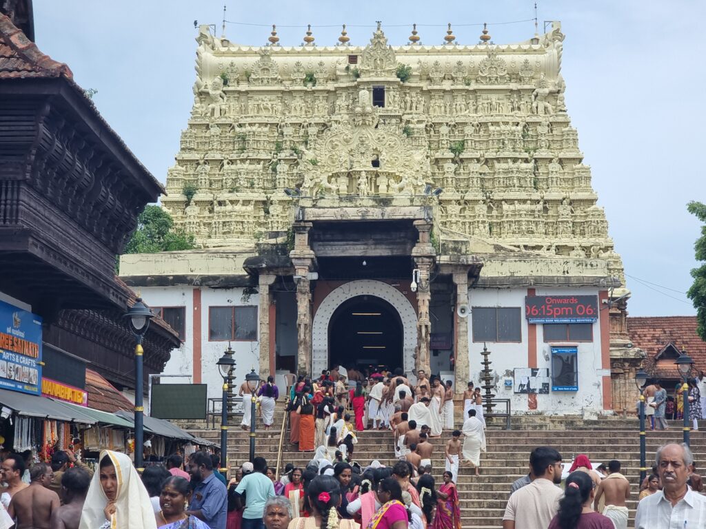 Il tempio di Vishnu a Trivandrum