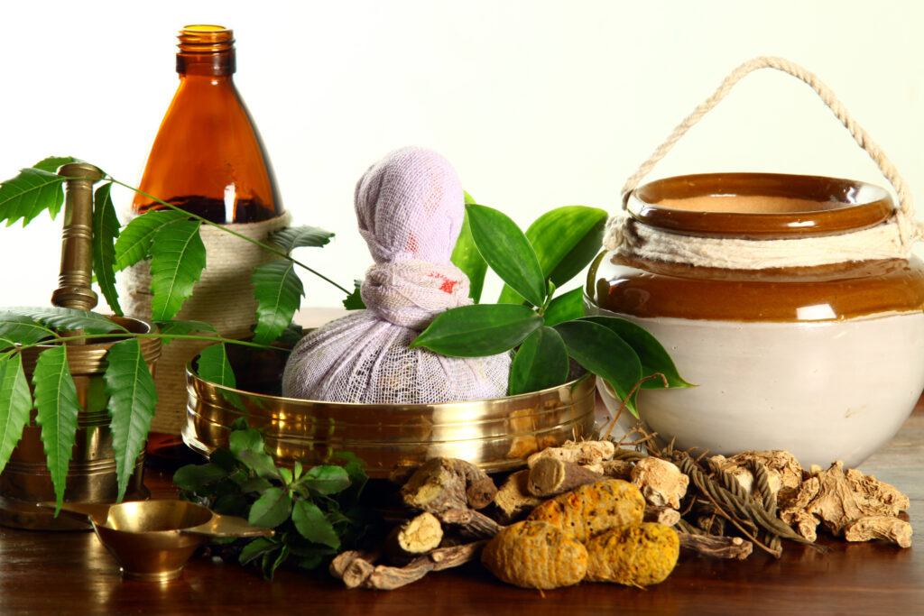 Strumenti della medicina ayurvedica