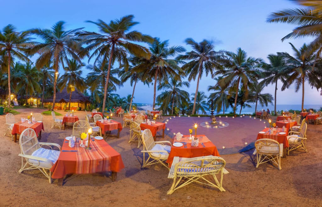 Il ristorante sul mare del Manaltheeram