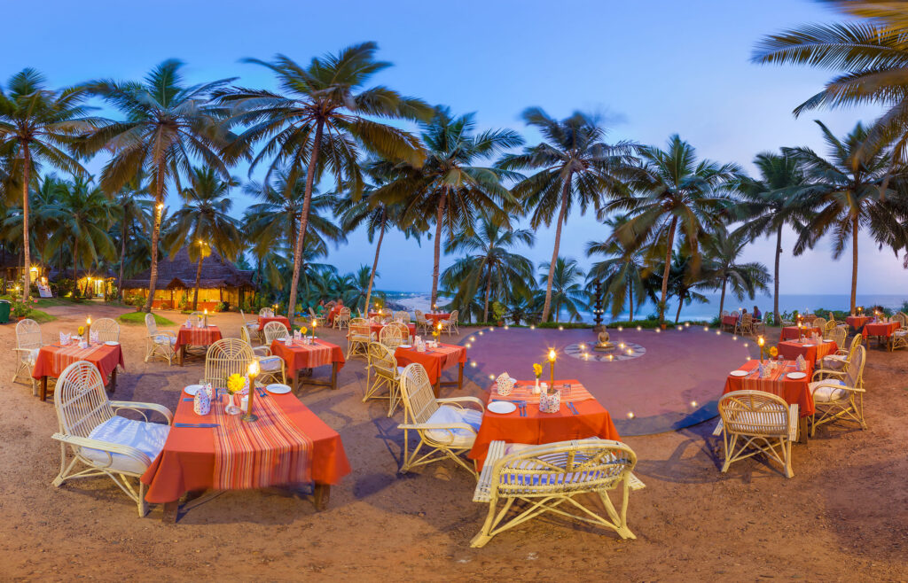 Il ristorante sul mare del Manaltheeram