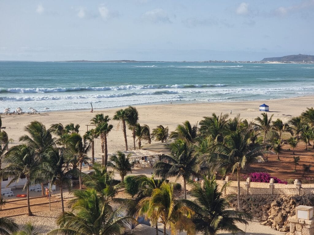 La spiaggia Praia de Chaves dal Villaggio Bravo