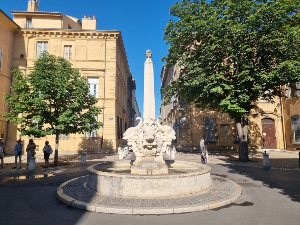 Aix-en-Provence: la Fontana dei 4 delfini