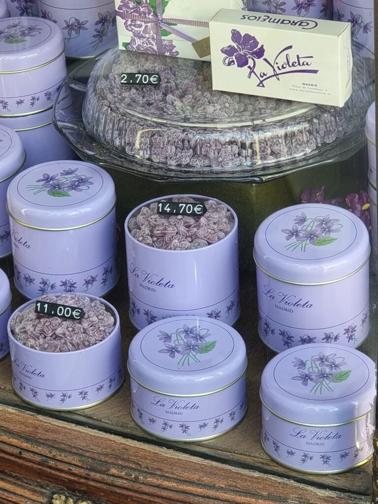 Caramelle alla violetta