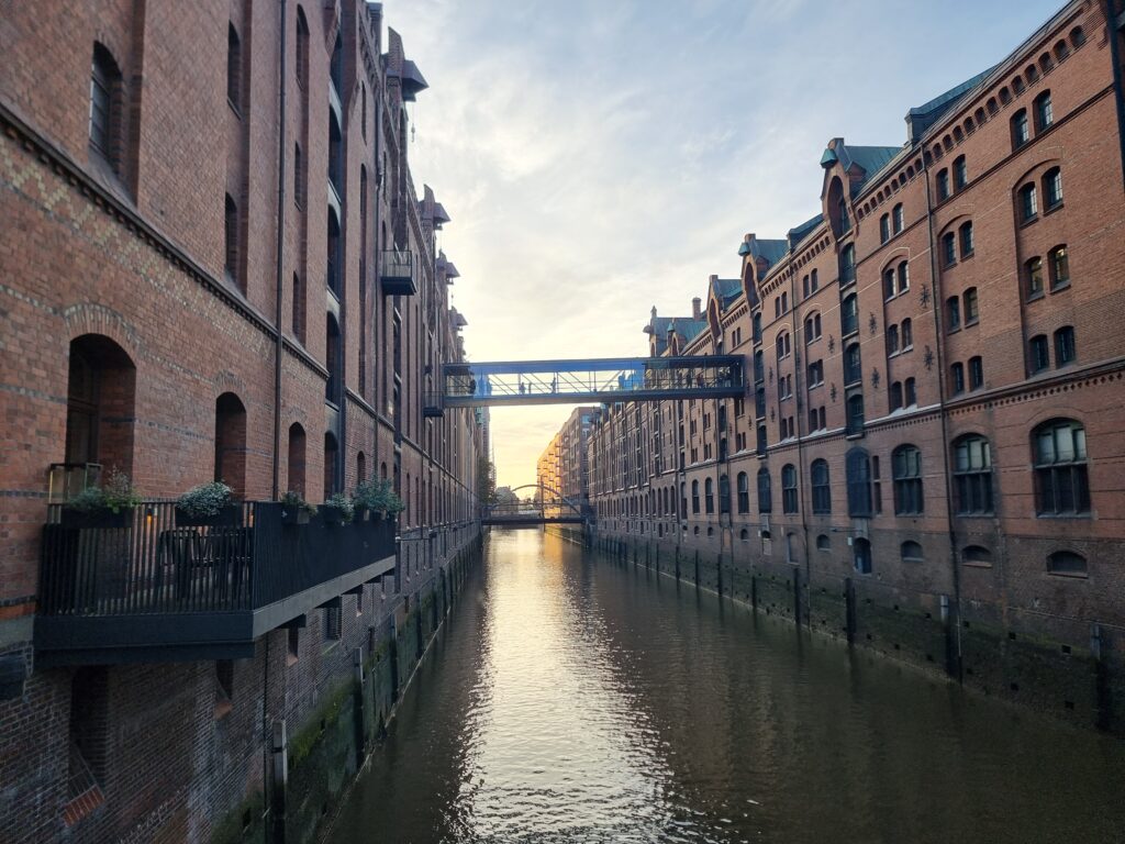 I vecchi magazzini nella Speicherstadt ad HafenCity