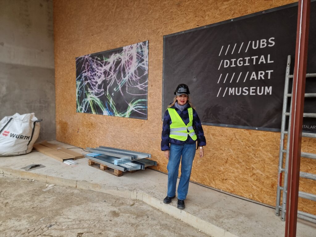 Il cantiere dell'UBS Digital Art Museum