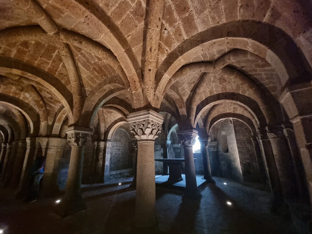 La cripta medievale della Cattedrale di Acquapendente
