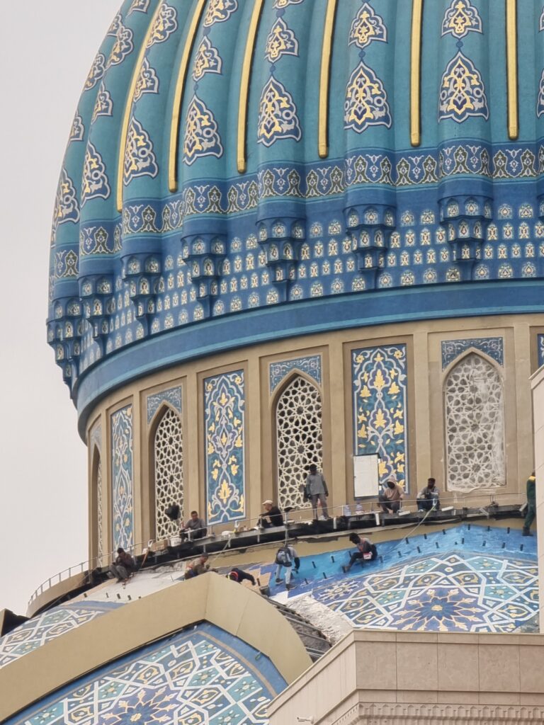 La cupola del nuovo Centro Islamico di Tashkent
