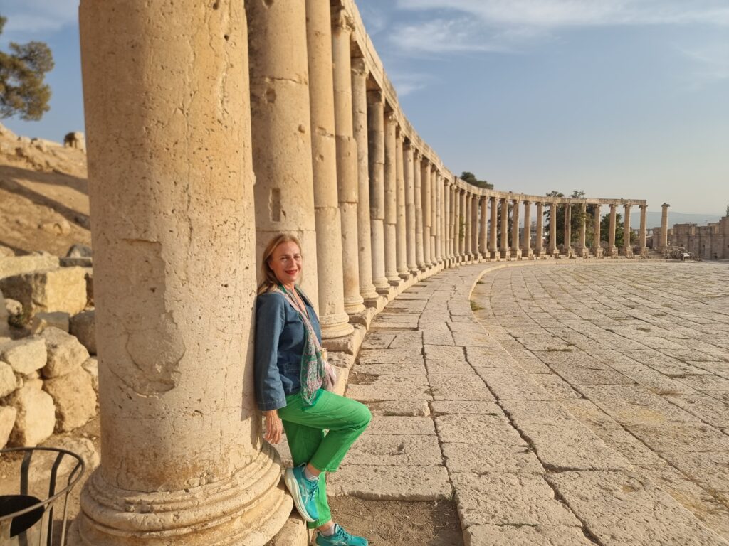 Il colonnato di Jerash