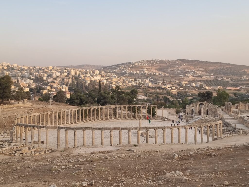 Il magnifico colonnato di Jerash