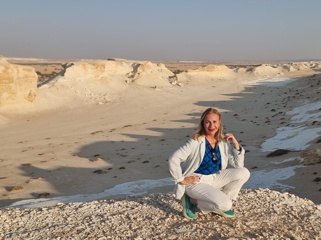 Il deserto bianco Wadi al Dahek, inserito recentemente in alcuni itinerari