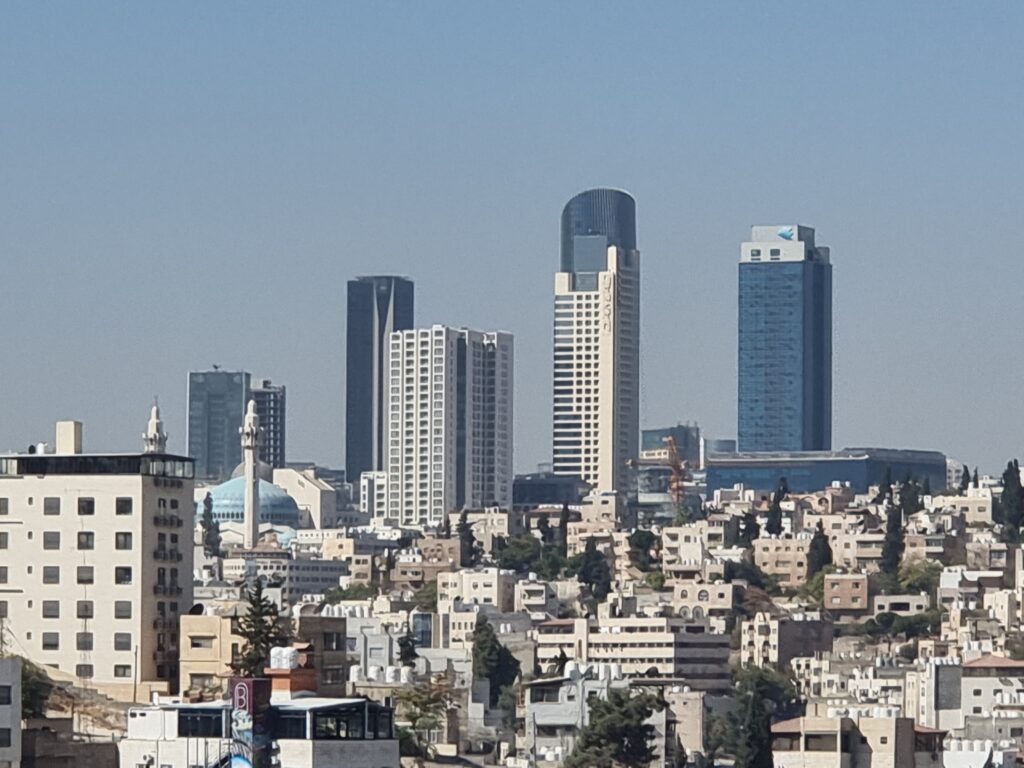 Amman e i grattacieli di Boulevard Abdali
