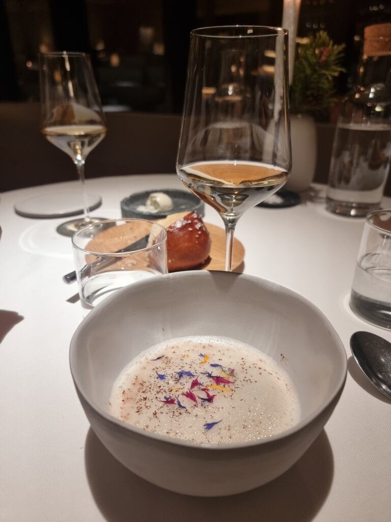 Il menu a 7 portate del Forestis