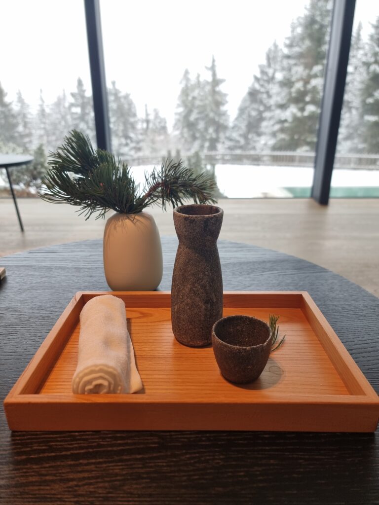 La preparazione del massaggio al Forestis