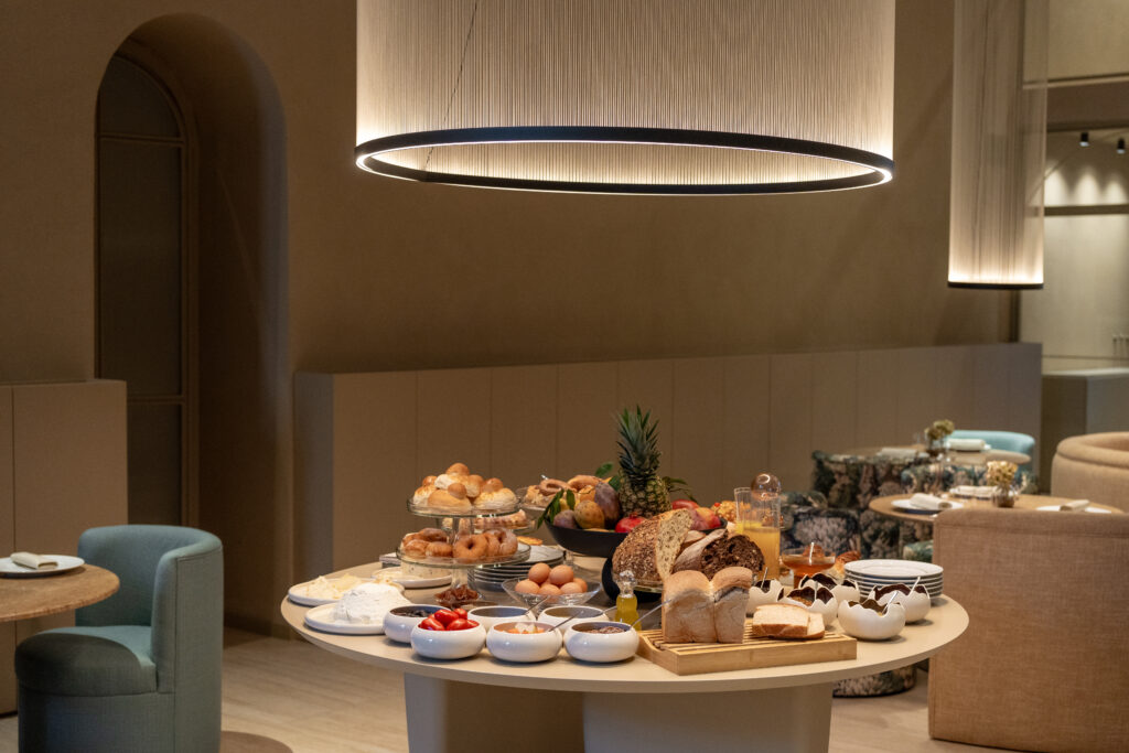 La colazione a Palazzo Balsamo